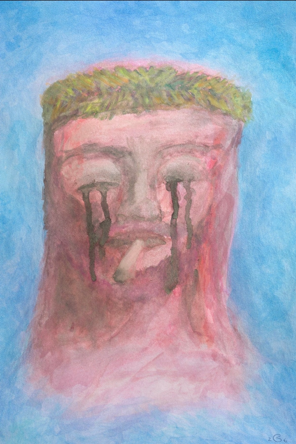 ”Wall:J” Aquarelle - Fine Art Print