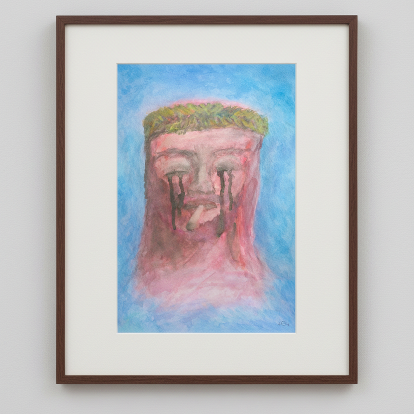 ”Wall:J” Aquarelle - Fine Art Print