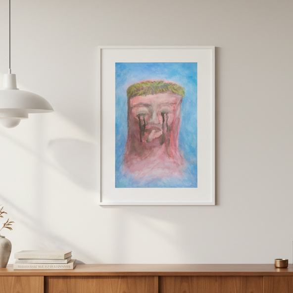 ”:J” Aquarelle - Fine Art Print