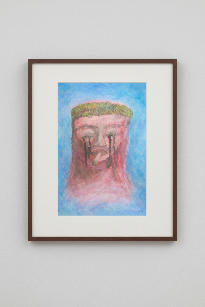 ”Wall:J” Aquarelle - Fine Art Print