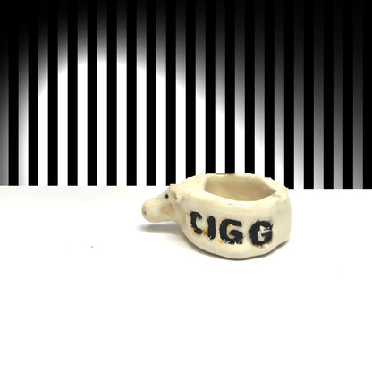 Studio Cig BIG BOSS Cow Ring I - Jewelry Handmade Original