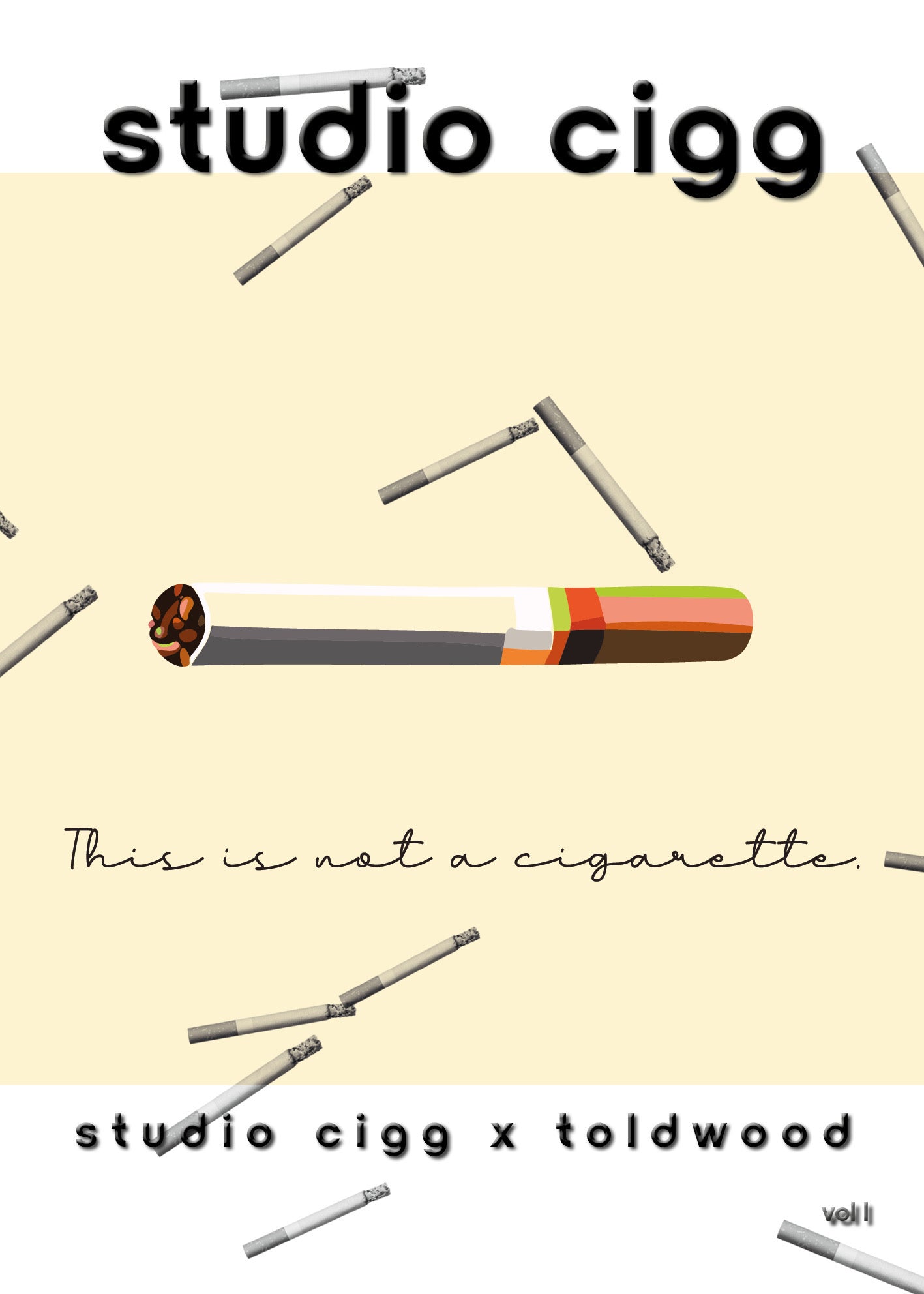 No Cig - Limited X Toldwood - vol I Signed