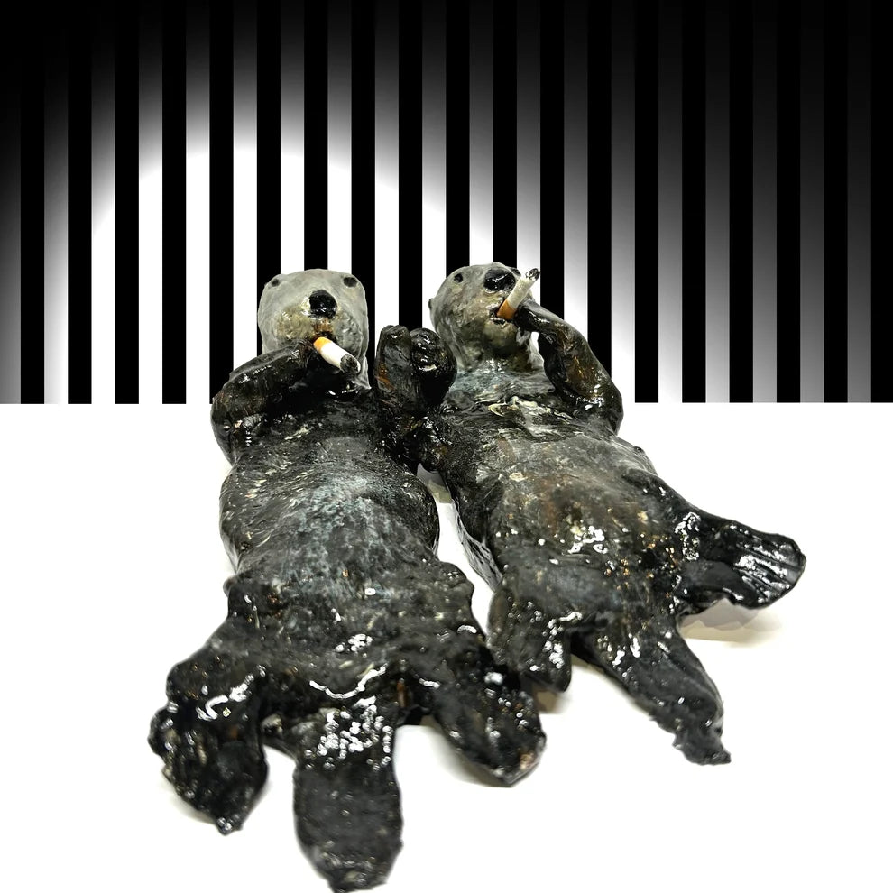 Smoking Otter - Signed Original M