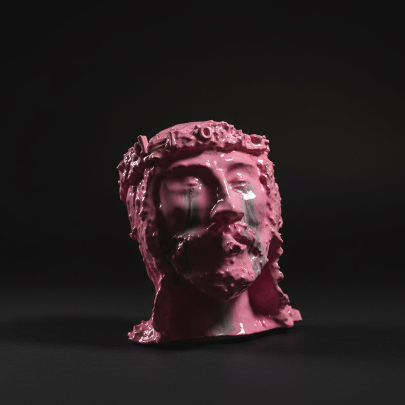 S Pink crying Jesus